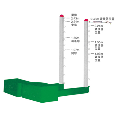 JZ-1418 移動(dòng)式排羽網(wǎng)三用柱